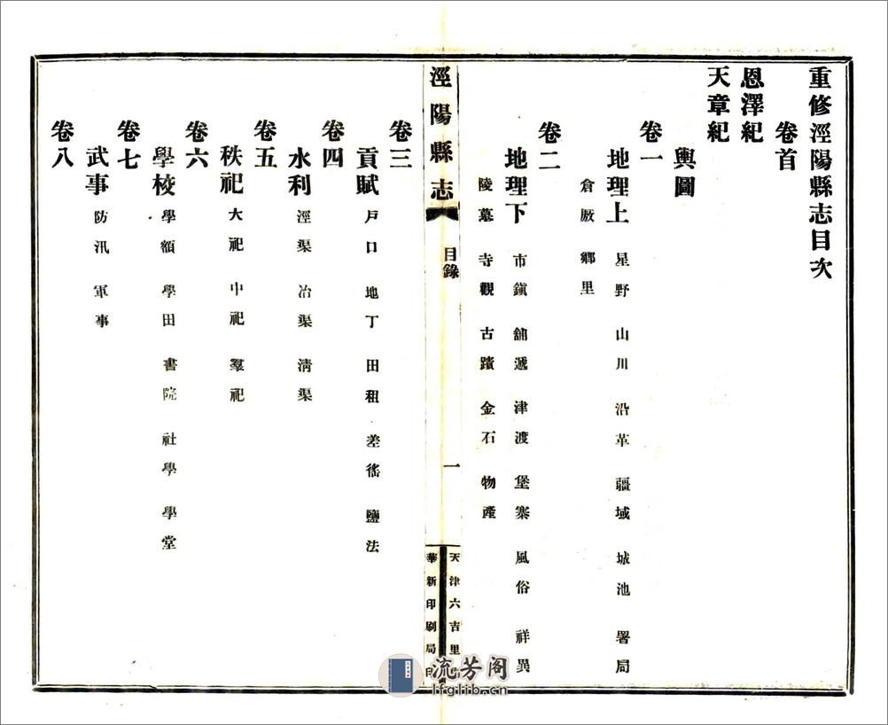 重修泾阳县志（宣统） - 第7页预览图