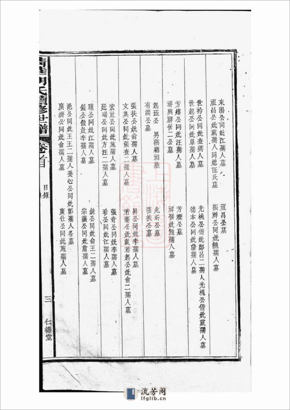 清华胡仁德堂续修世谱：二十七卷，首一卷，末一卷：[婺源] - 第19页预览图