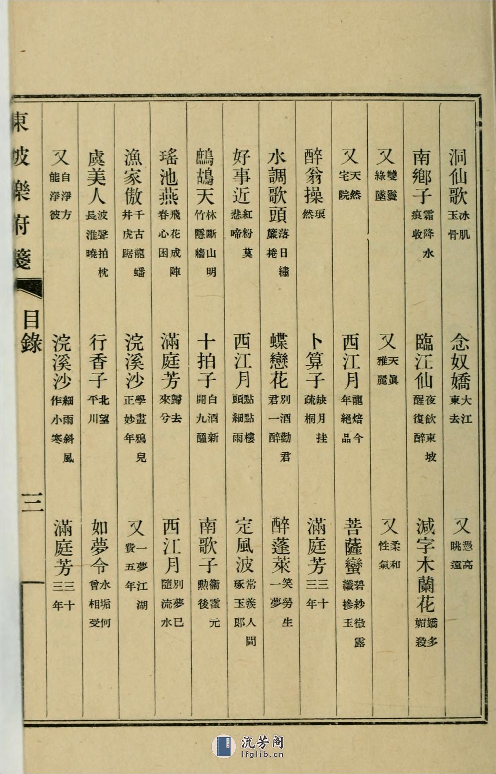 东坡乐府笺3卷.01.宋.苏轼撰.龙沐勋笺.民国25年（1936）上海商务印书馆铅印本 - 第14页预览图