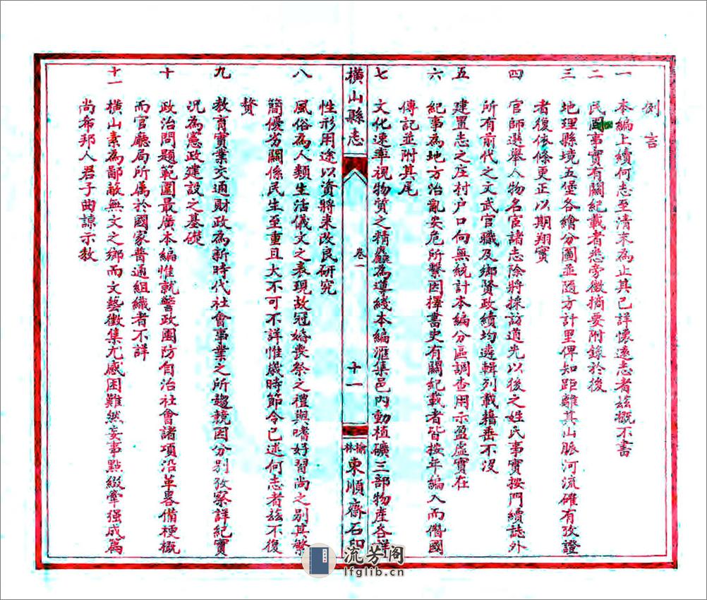 横山县志（民国） - 第15页预览图