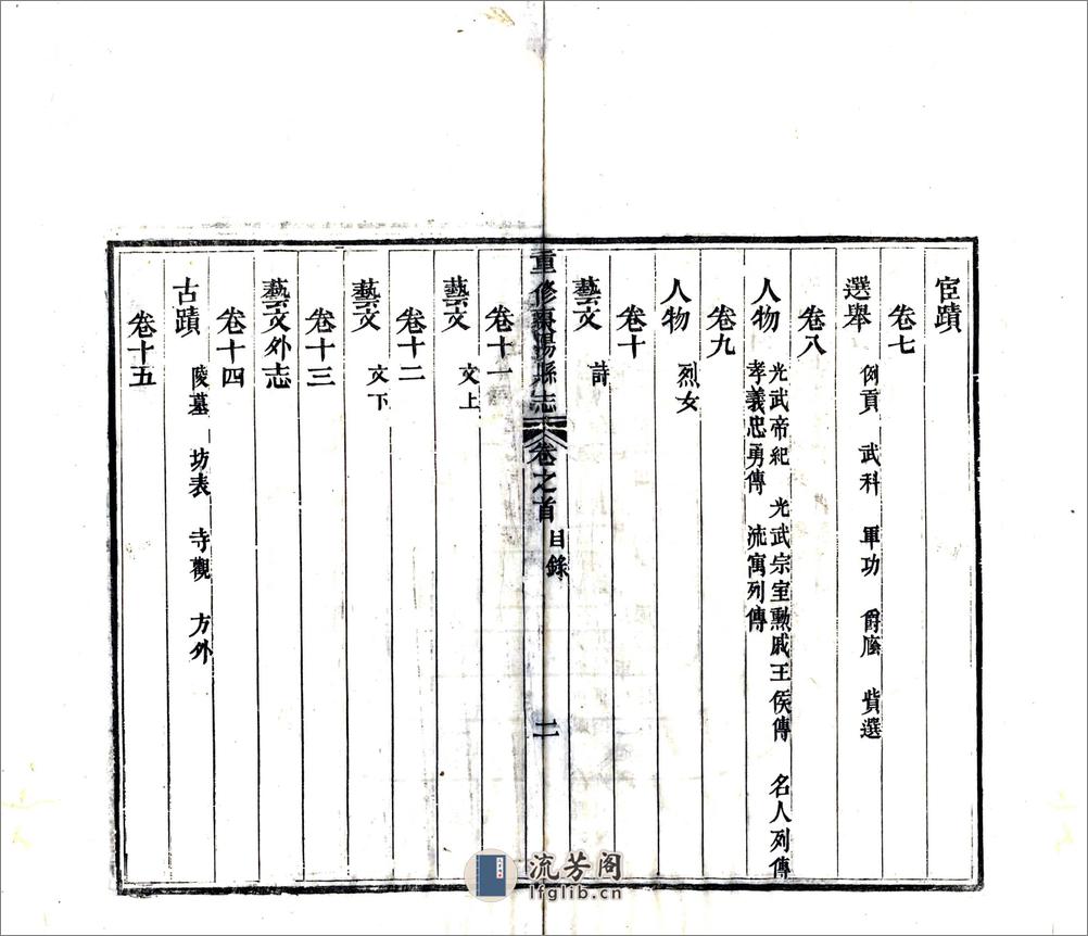 重修枣阳县志（咸丰） - 第12页预览图