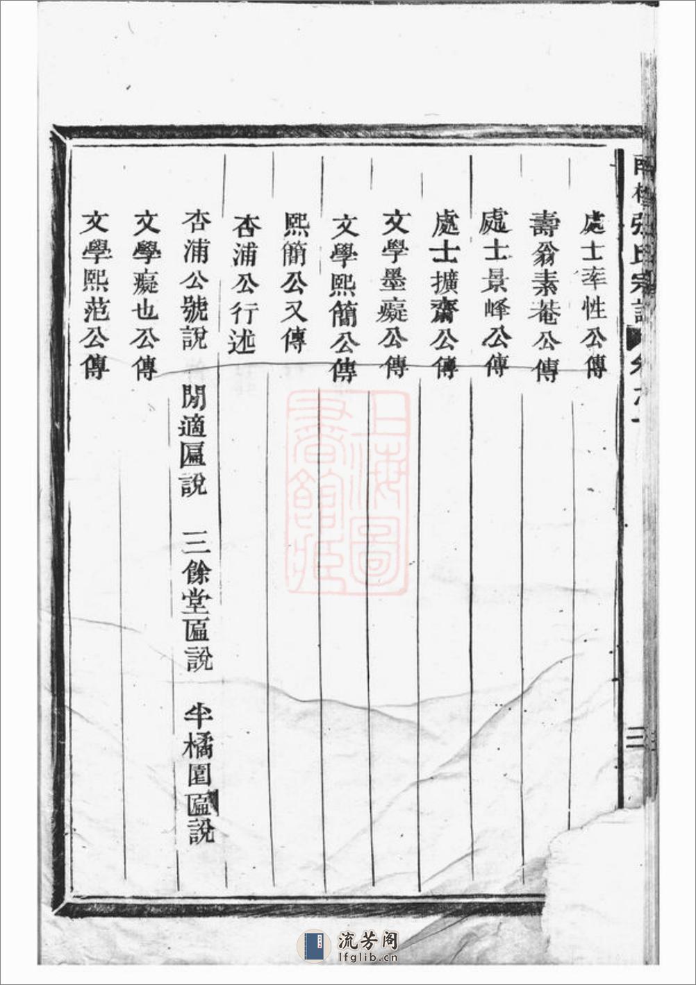 南楼张氏宗谱：九卷：[仙居] - 第19页预览图