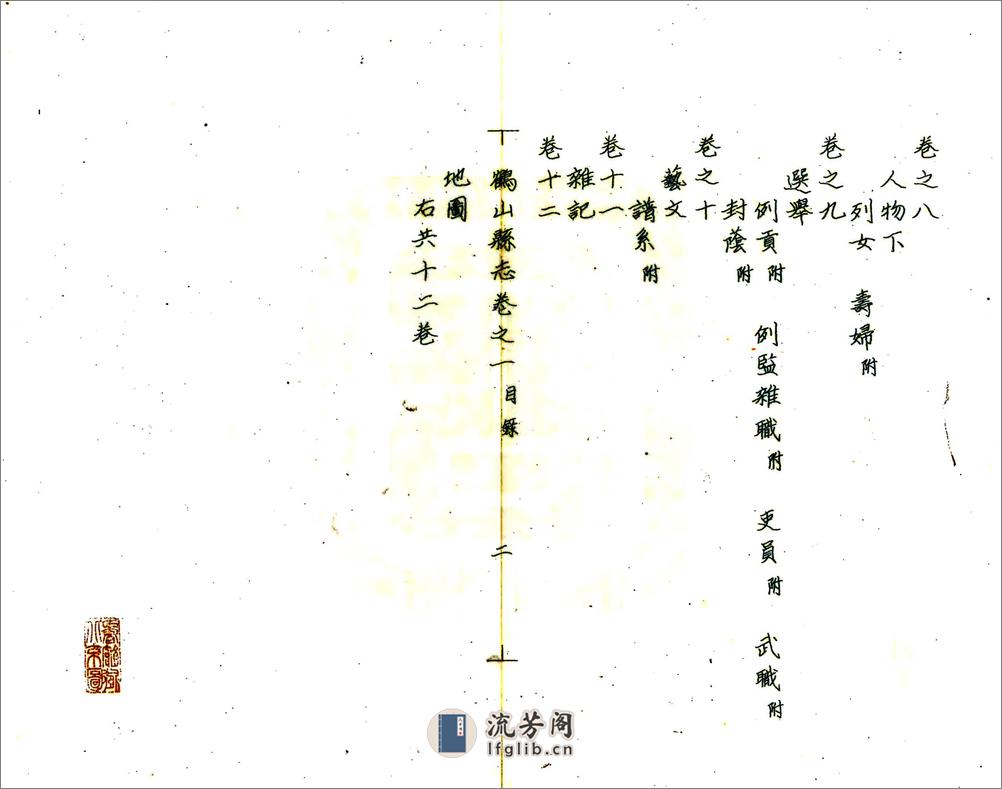 鹤山县志（道光油印本） - 第13页预览图