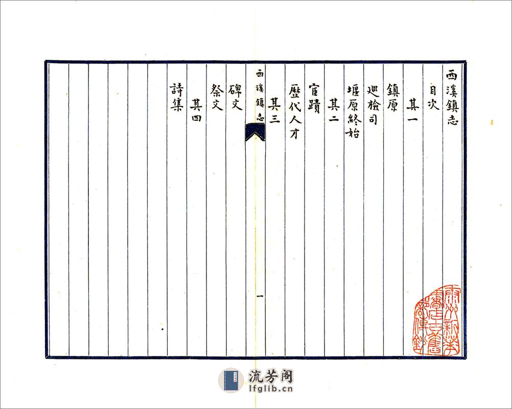 西溪镇志（明末） - 第2页预览图