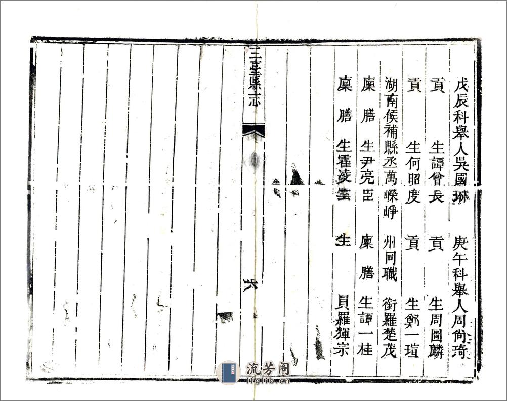 三台县志（嘉庆） - 第11页预览图