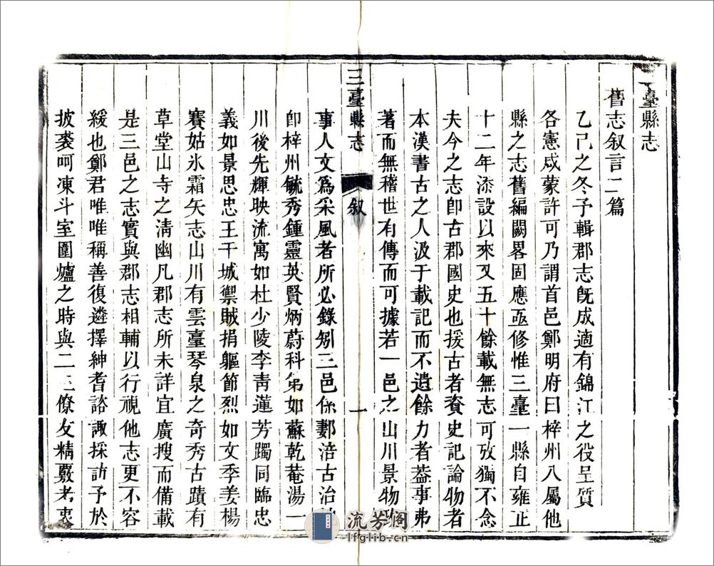 三台县志（嘉庆） - 第6页预览图