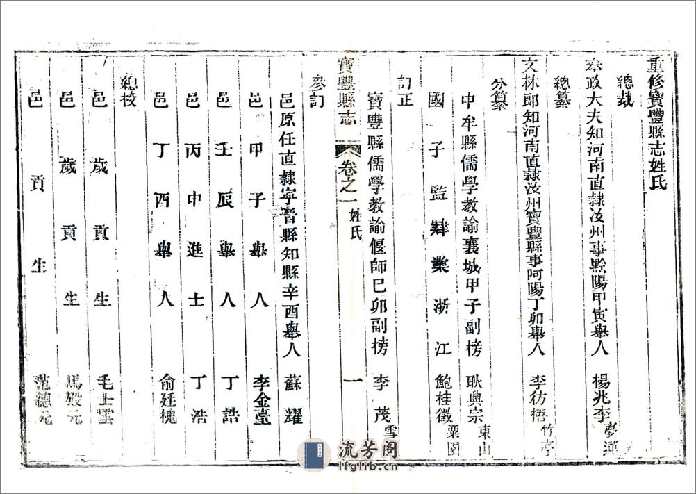 宝丰县志（道光） - 第8页预览图