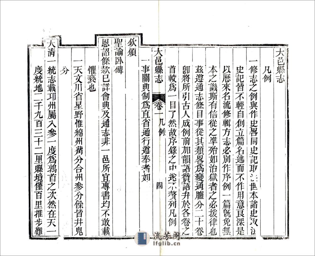 大邑县志（同治） - 第6页预览图