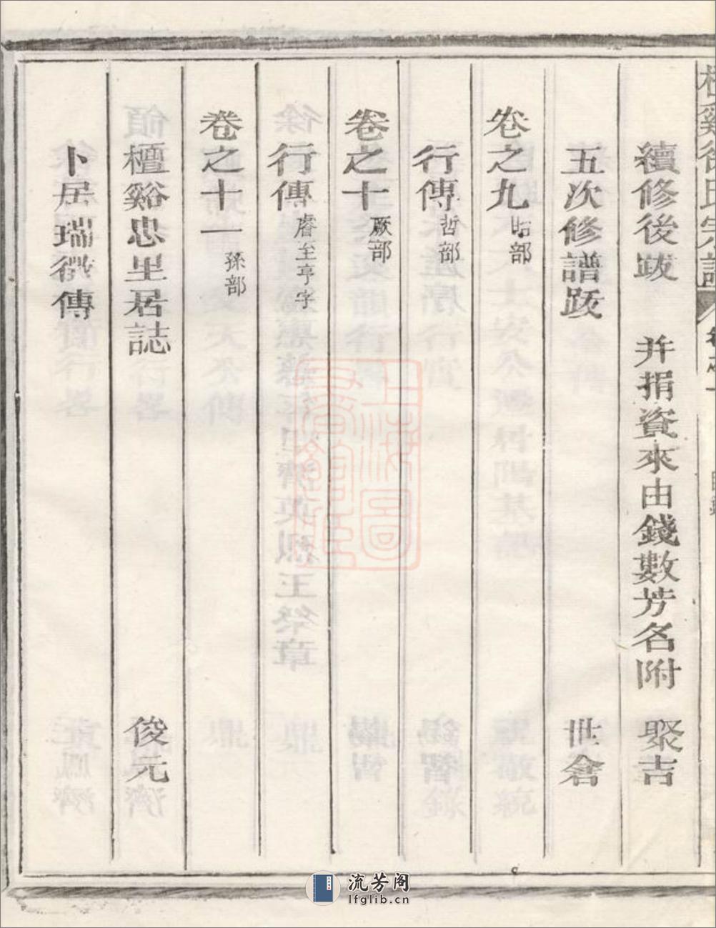 檀溪徐氏宗谱：十二卷：[江山] - 第20页预览图