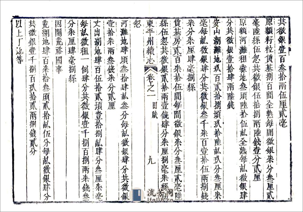东平州续志（康熙） - 第19页预览图