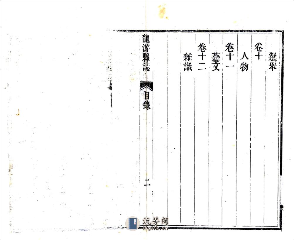 龙游县志（康熙） - 第4页预览图