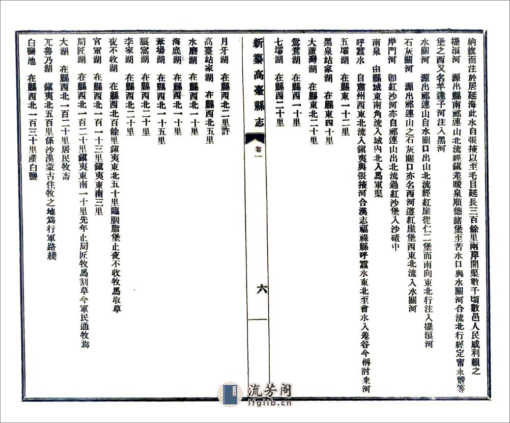 新纂高台县志（民国） - 第17页预览图