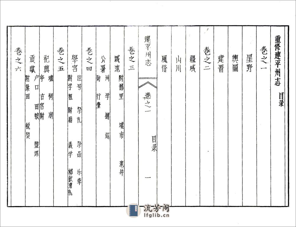 连平州志（雍正） - 第5页预览图