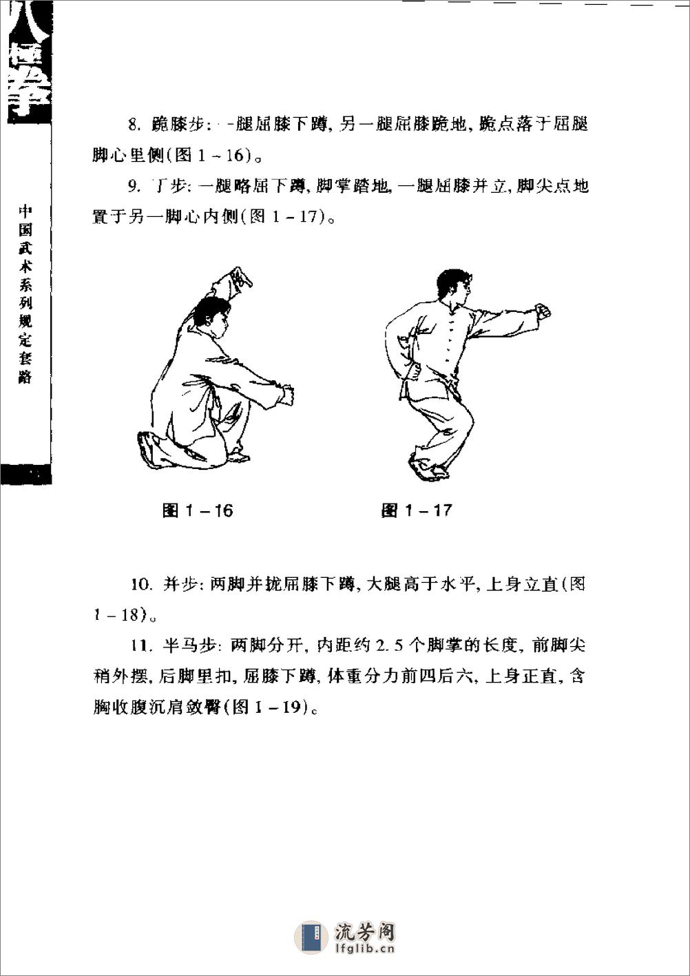 《八极拳》中国武术系列规定套路编写组 - 第16页预览图