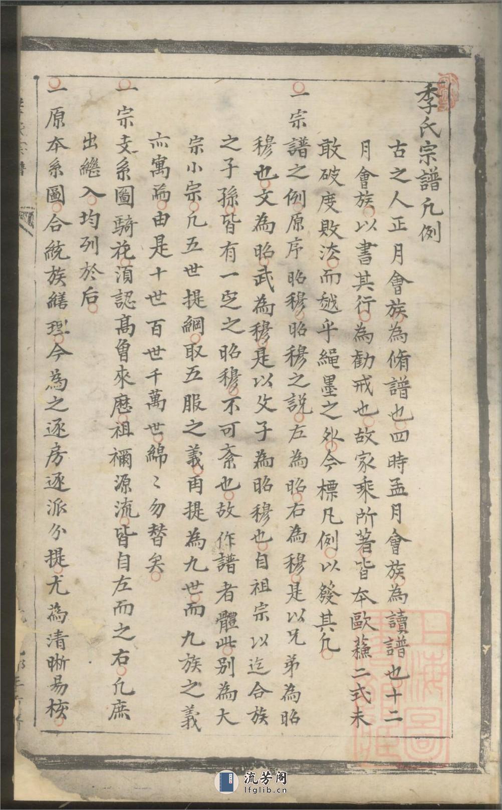 季氏宗谱_001 - 第14页预览图