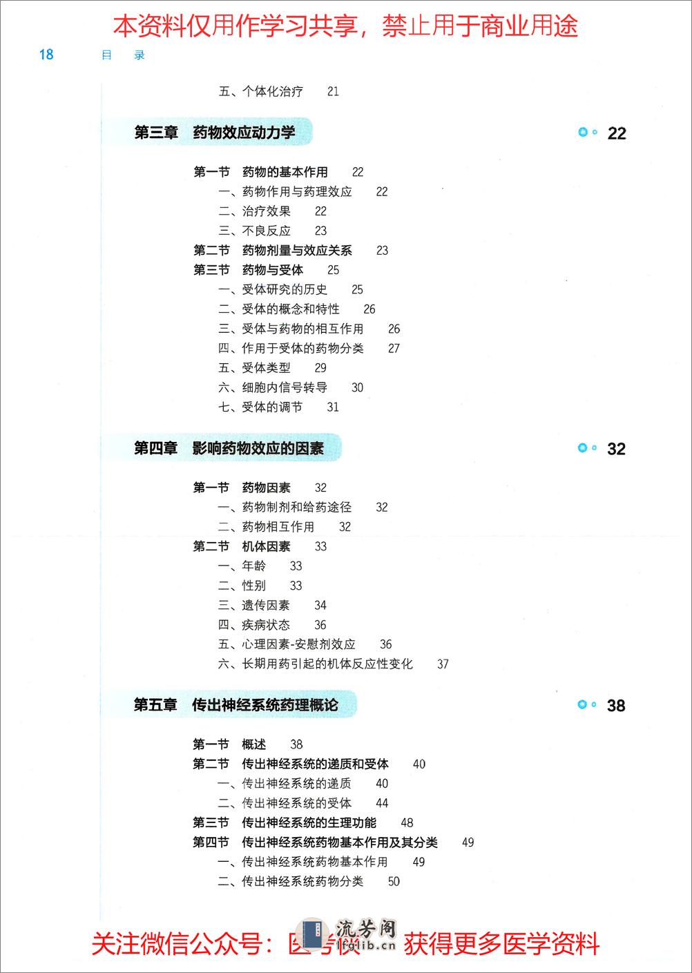 《药理学》人卫第9版教材--高清彩色 - 第2页预览图