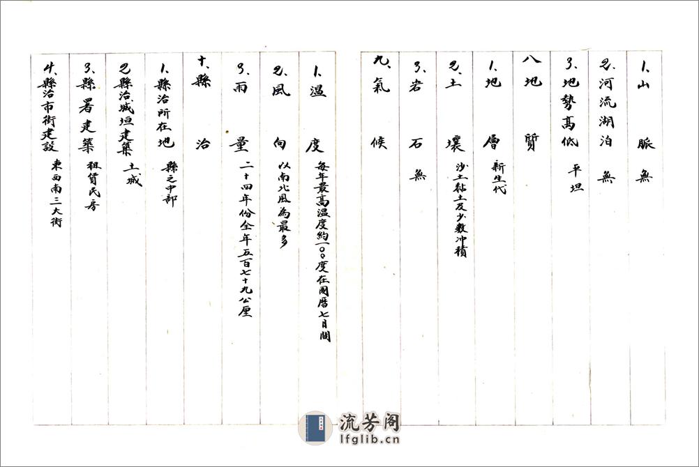 河北省广平县地方实际情况调查报告书（民国） - 第4页预览图