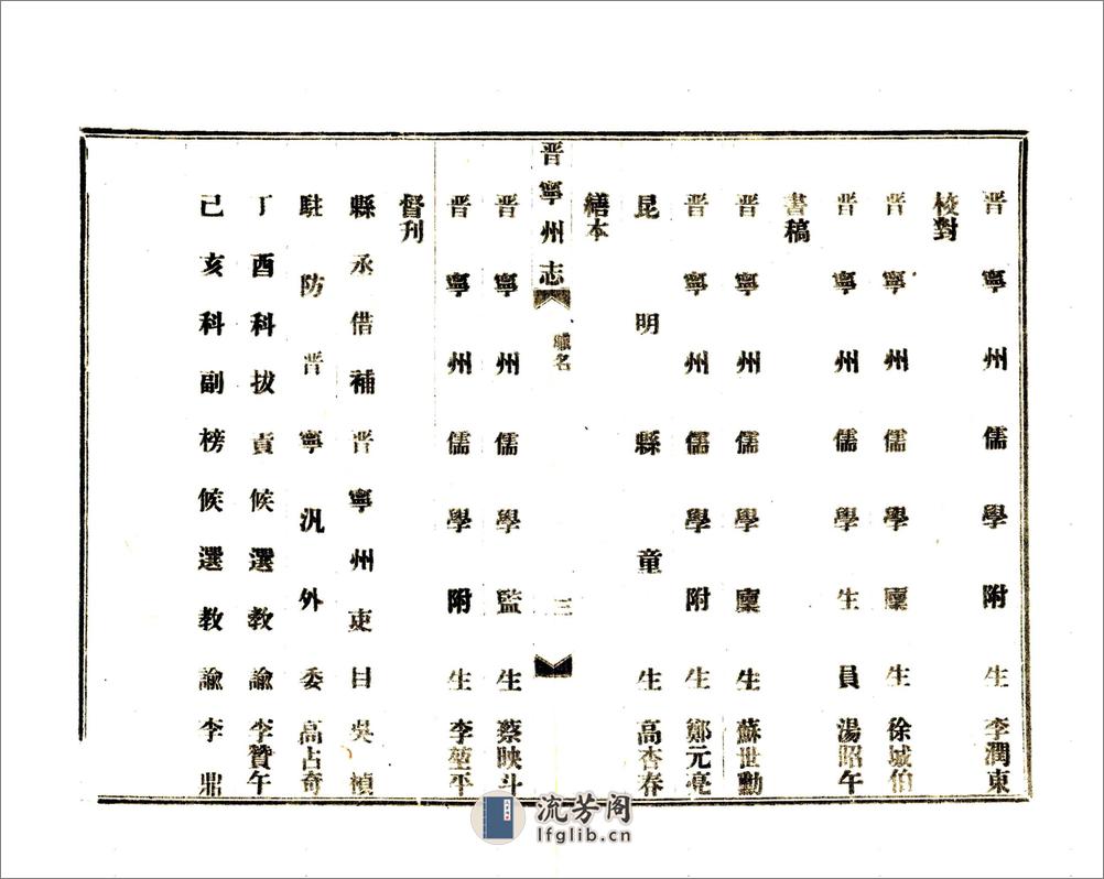 晋宁州志（道光） - 第5页预览图