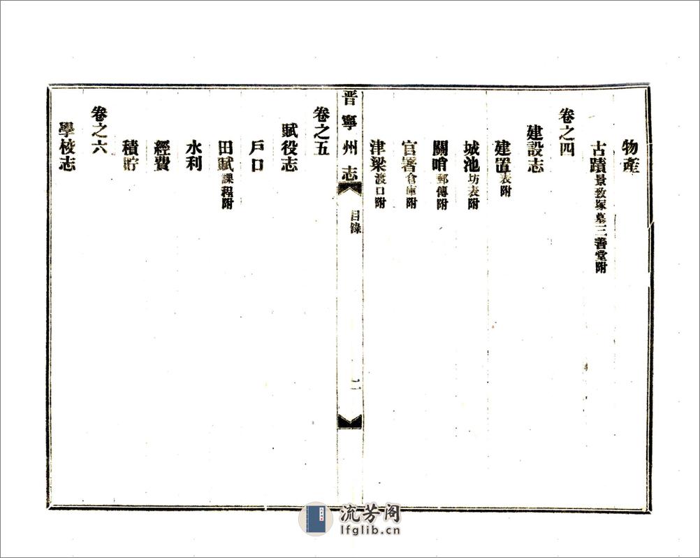 晋宁州志（道光） - 第7页预览图