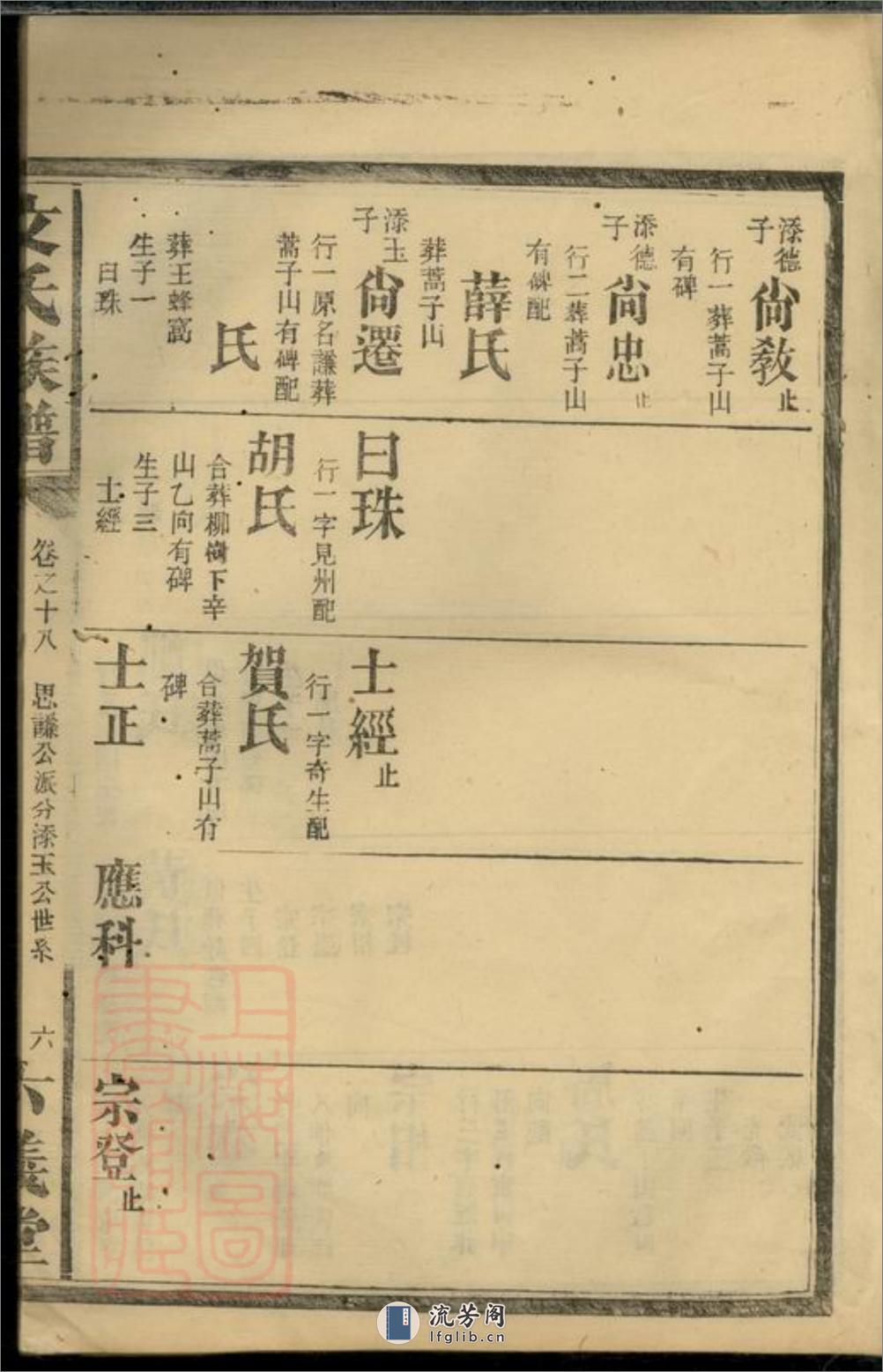 仙源文氏族谱：[湖南] - 第13页预览图