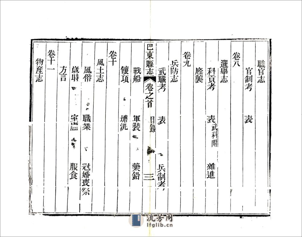 巴东县志（同治） - 第18页预览图