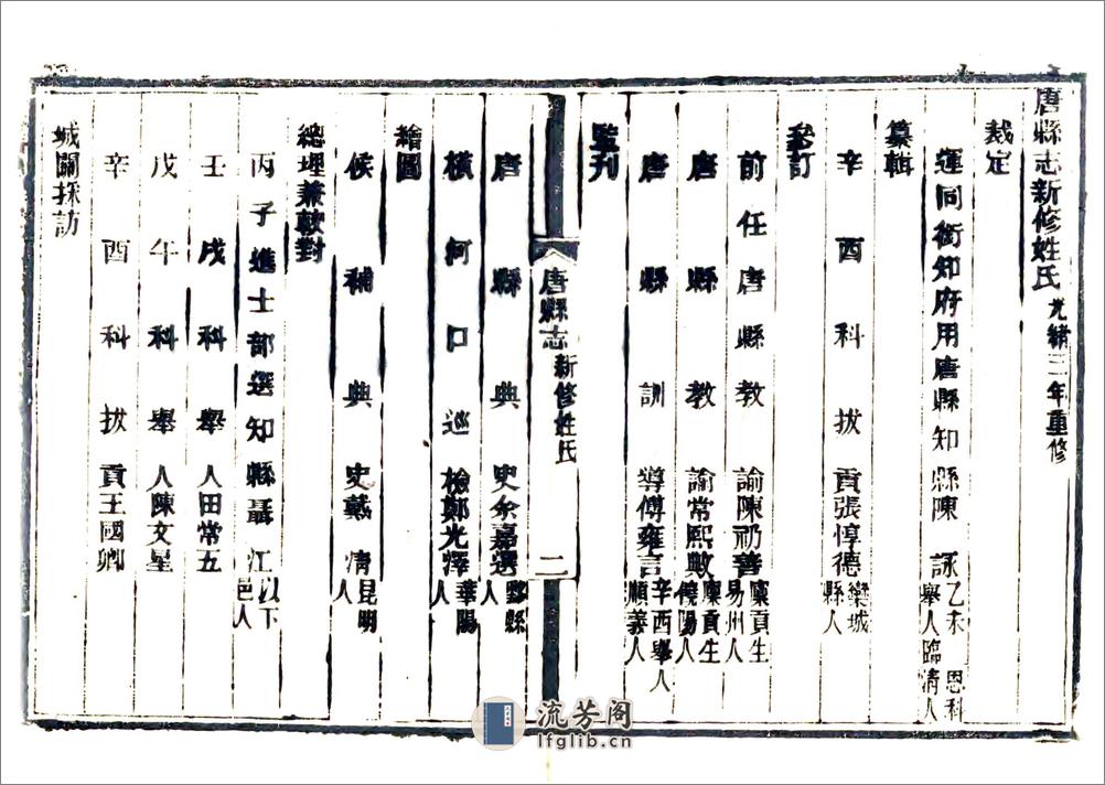 唐县志（光绪） - 第14页预览图