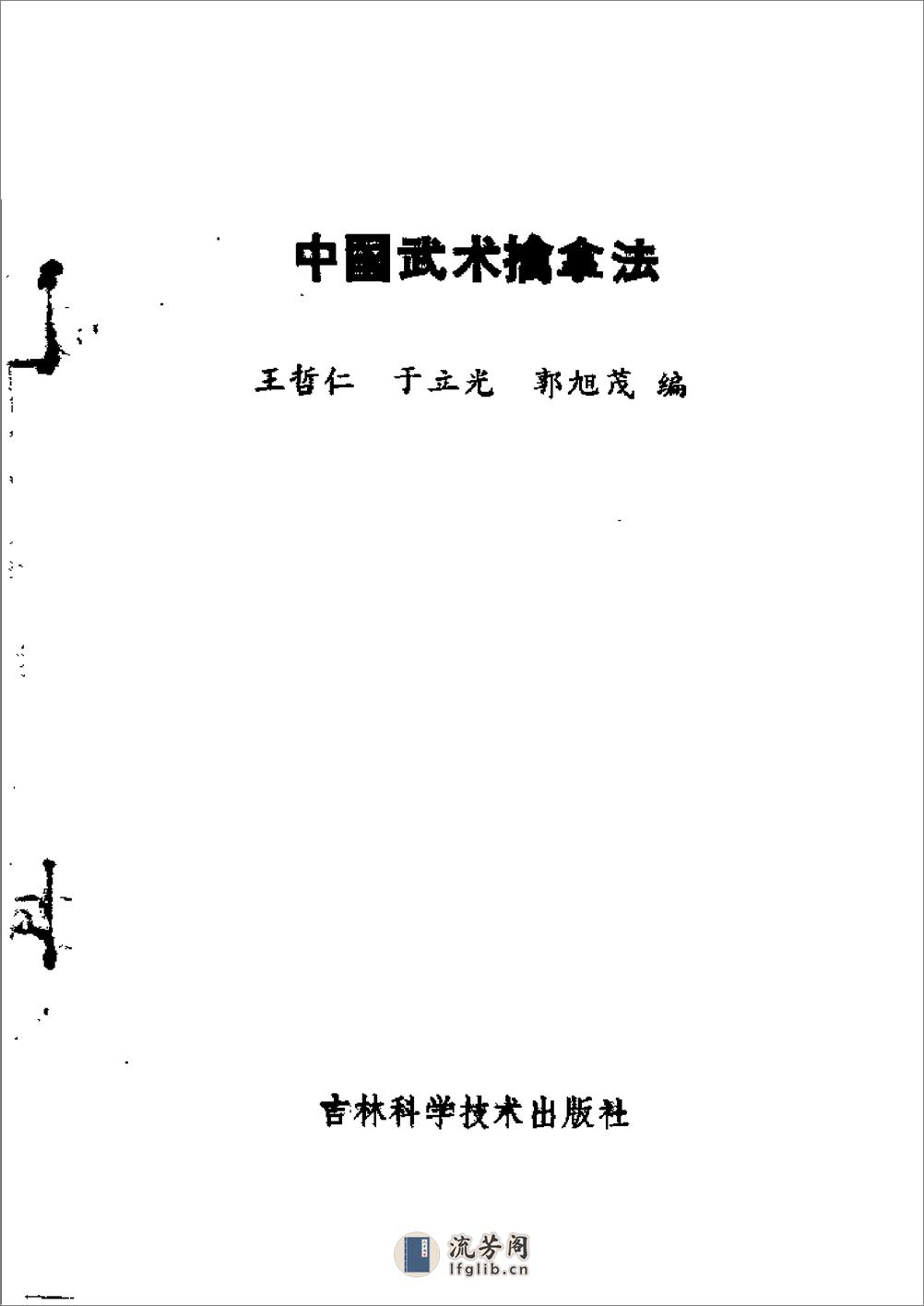 中国武术擒拿法（王哲仁） - 第3页预览图