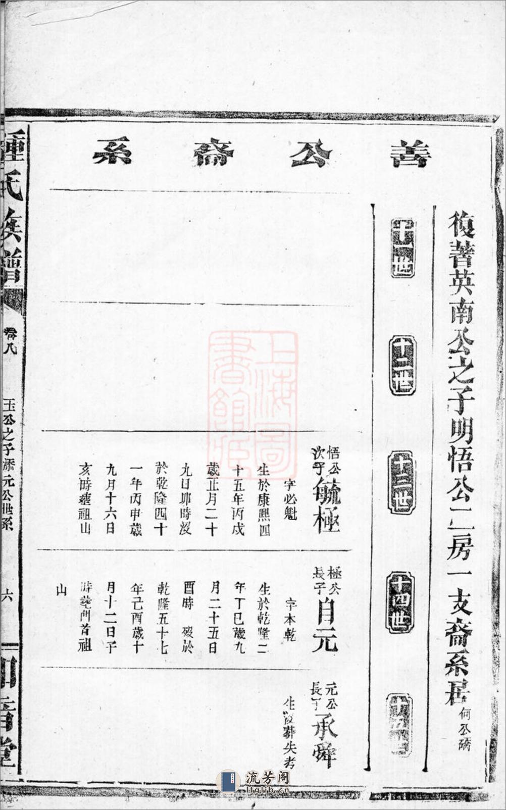 钟氏族谱：[湖南常德] - 第7页预览图