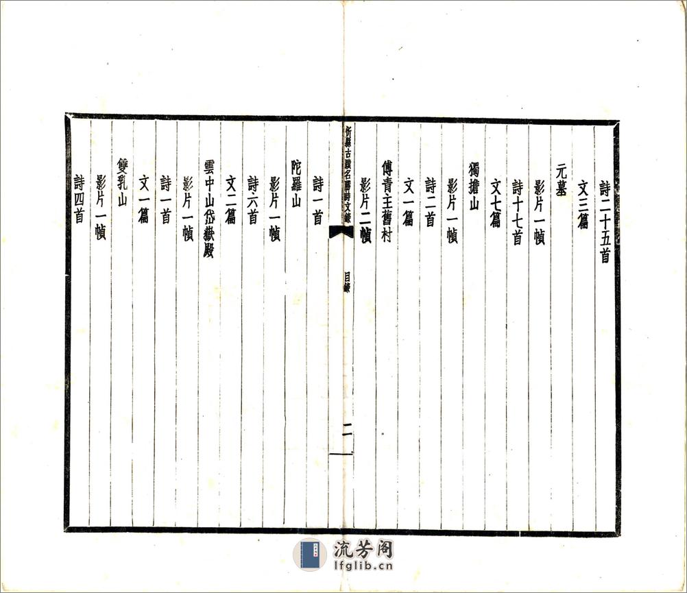 忻县古迹名胜诗文录（民国） - 第6页预览图