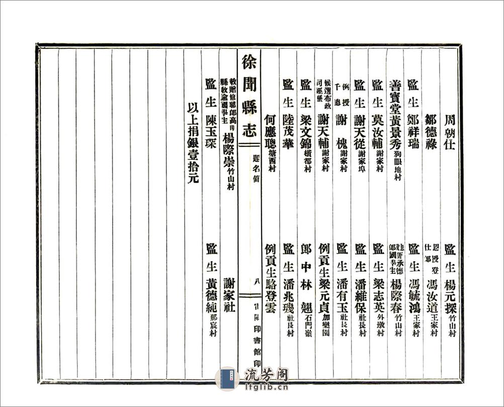 徐闻县志（宣统） - 第13页预览图