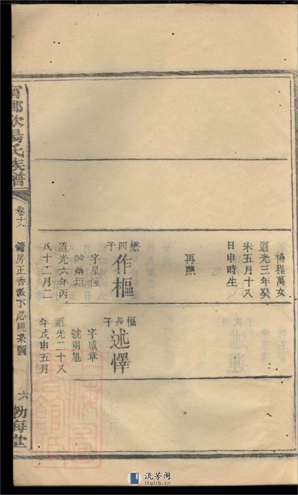 宁乡欧阳氏族谱 - 第13页预览图