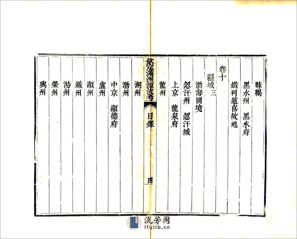 钦定满洲源流考（乾隆） - 第18页预览图