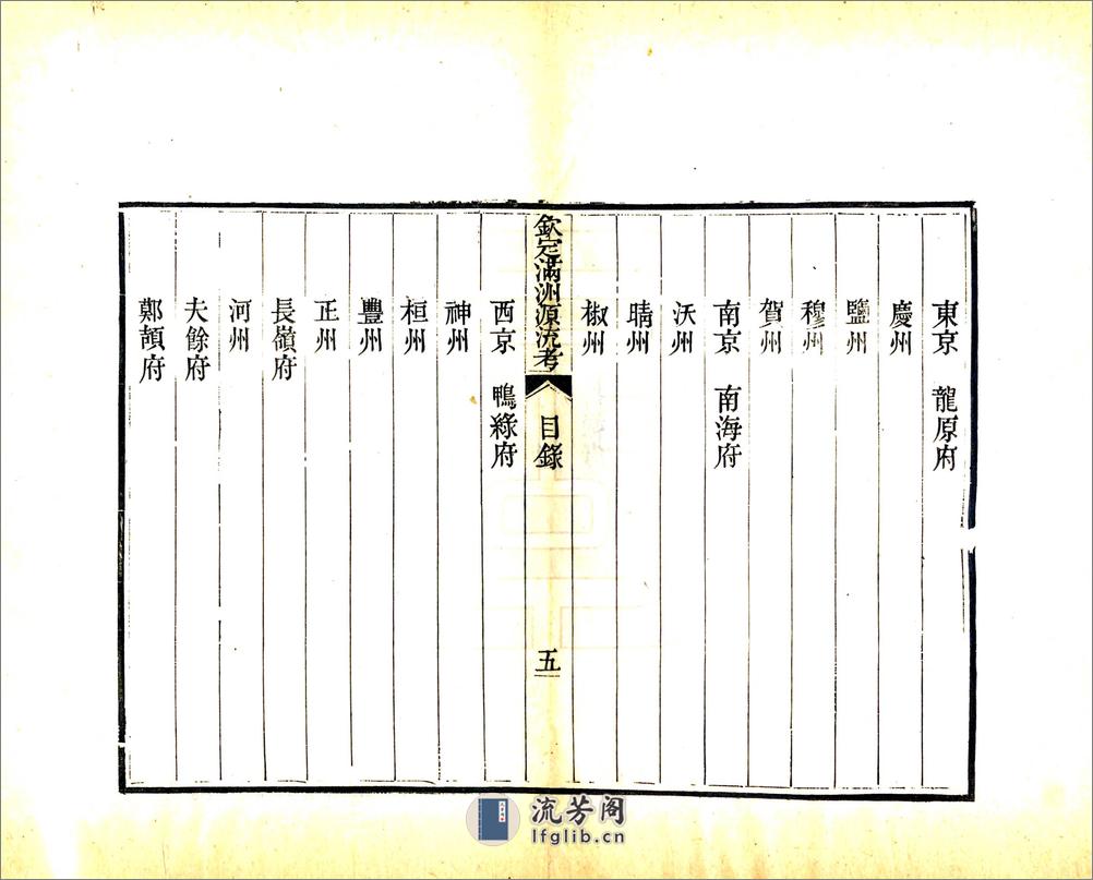 钦定满洲源流考（乾隆） - 第19页预览图