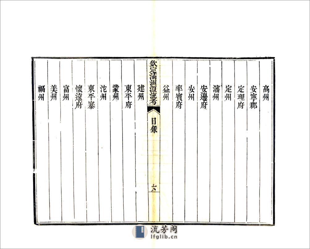 钦定满洲源流考（乾隆） - 第20页预览图