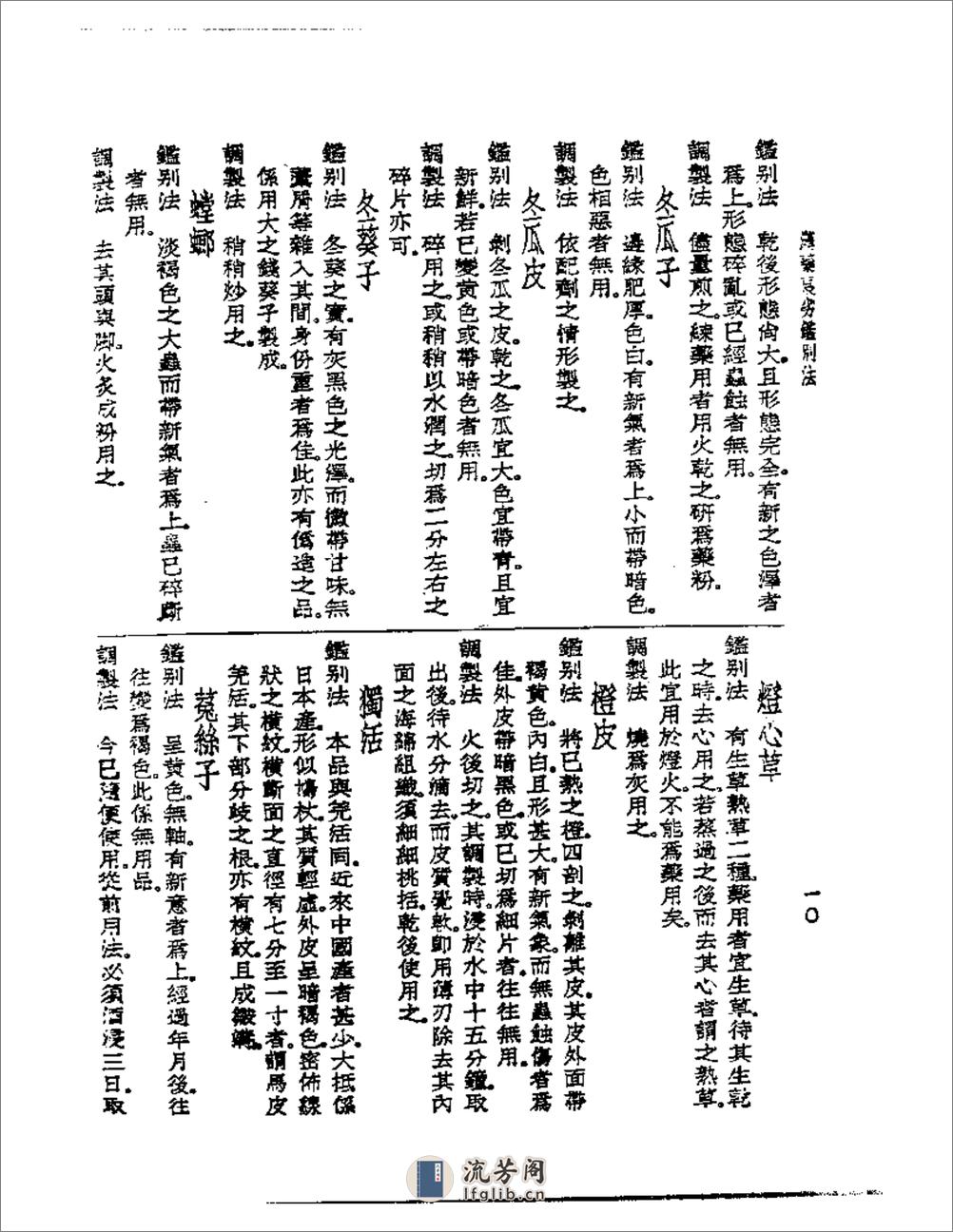 汉药良劣鉴别法 - 第14页预览图