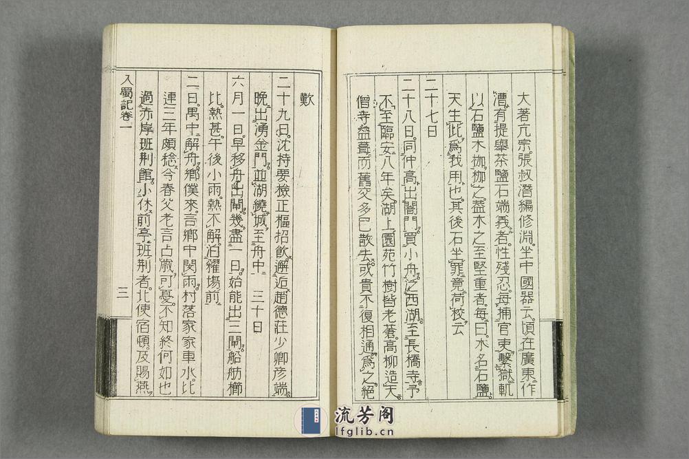 入蜀记.卷第1-6.陆游撰.吴船录.宋范成大著.1880年刊 - 第7页预览图