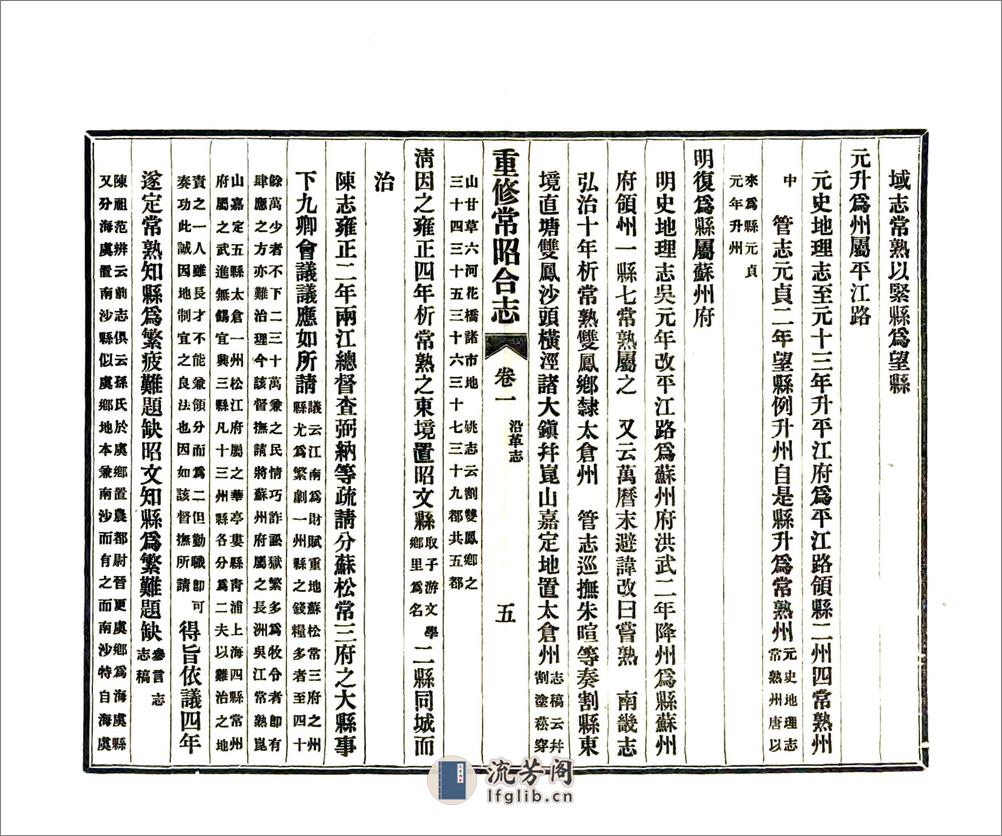 重修常昭合志（民国） - 第14页预览图