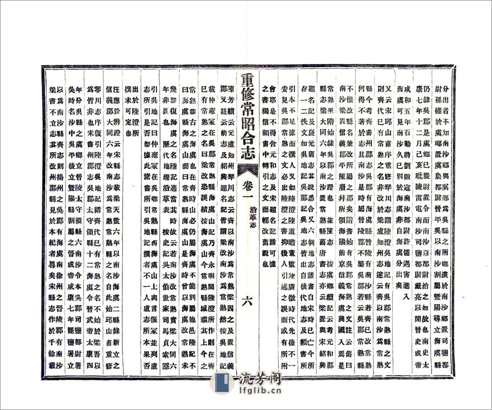 重修常昭合志（民国） - 第15页预览图