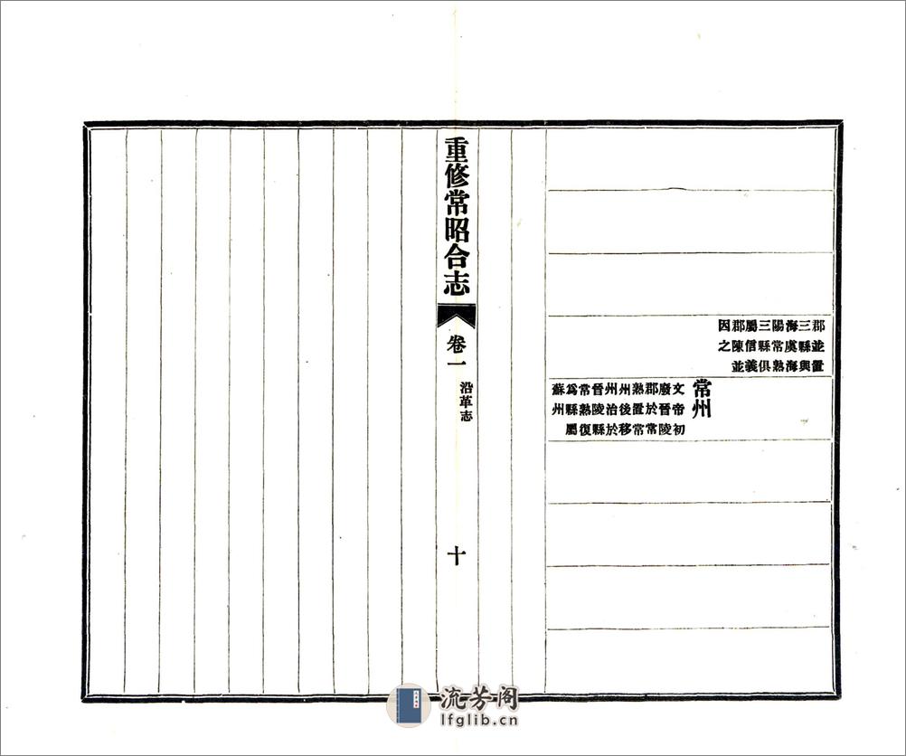 重修常昭合志（民国） - 第19页预览图