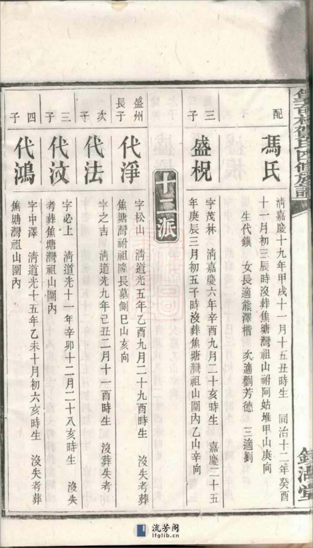 中湘篁奇林贺氏四修谱：[湘潭] - 第18页预览图