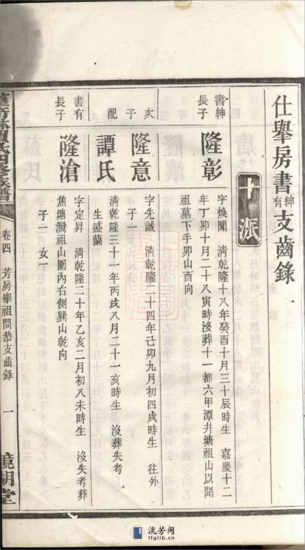 中湘篁奇林贺氏四修谱：[湘潭] - 第3页预览图