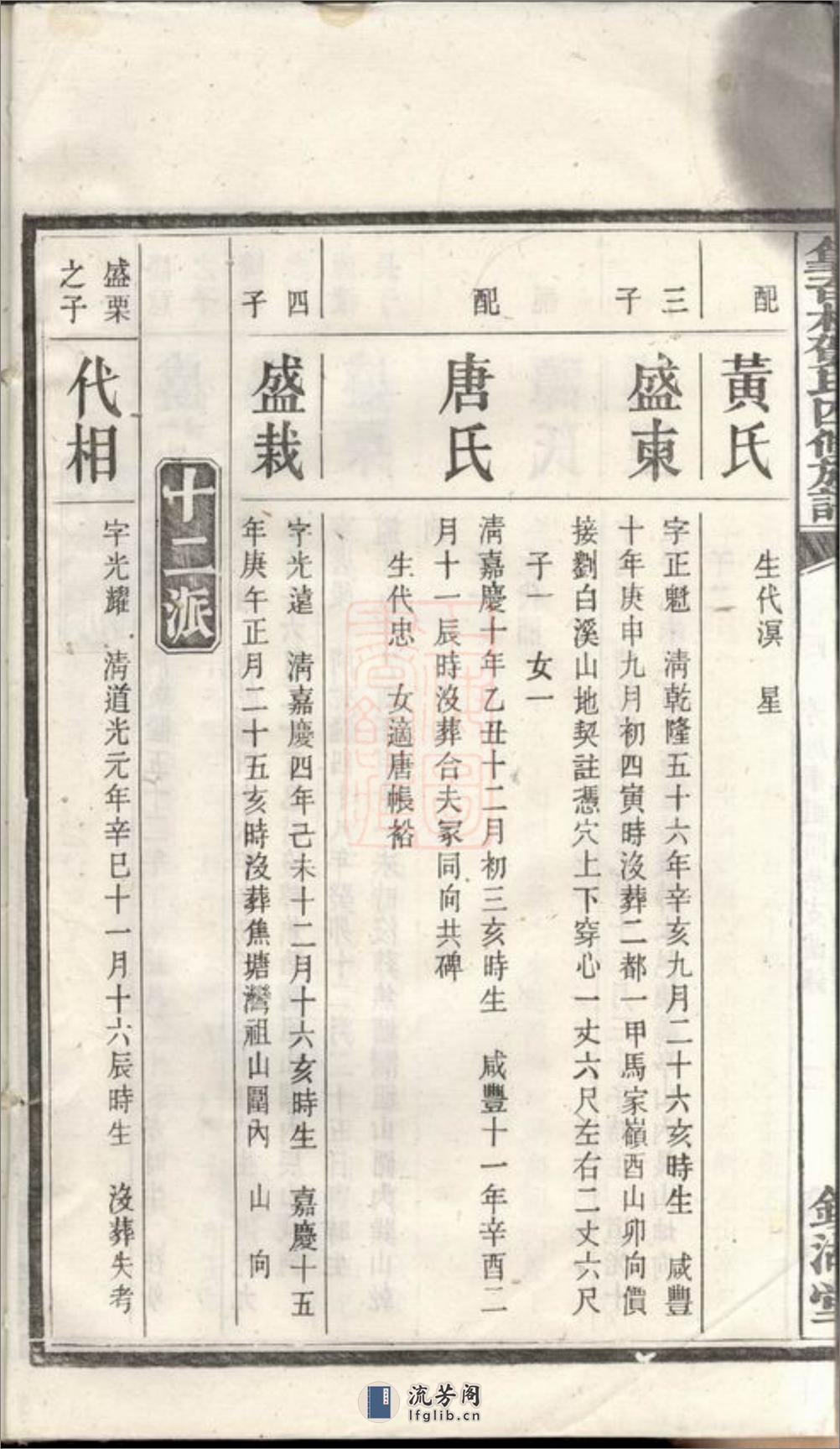 中湘篁奇林贺氏四修谱：[湘潭] - 第6页预览图