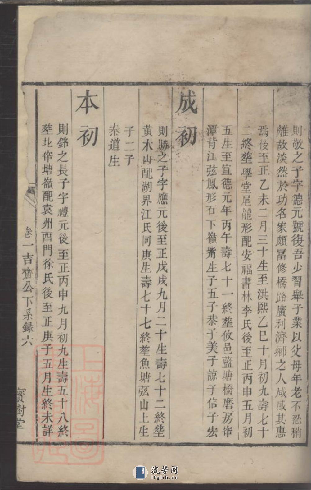 醴塘谢氏五修族谱 - 第12页预览图