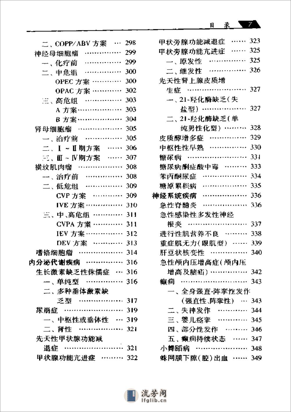 儿科临床医嘱手册 - 第8页预览图