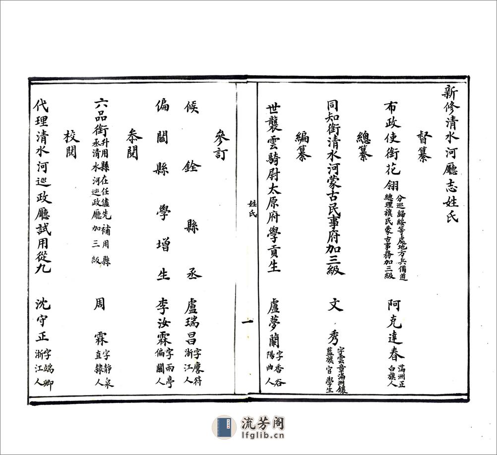 新修清水河厅志（光绪抄本） - 第12页预览图