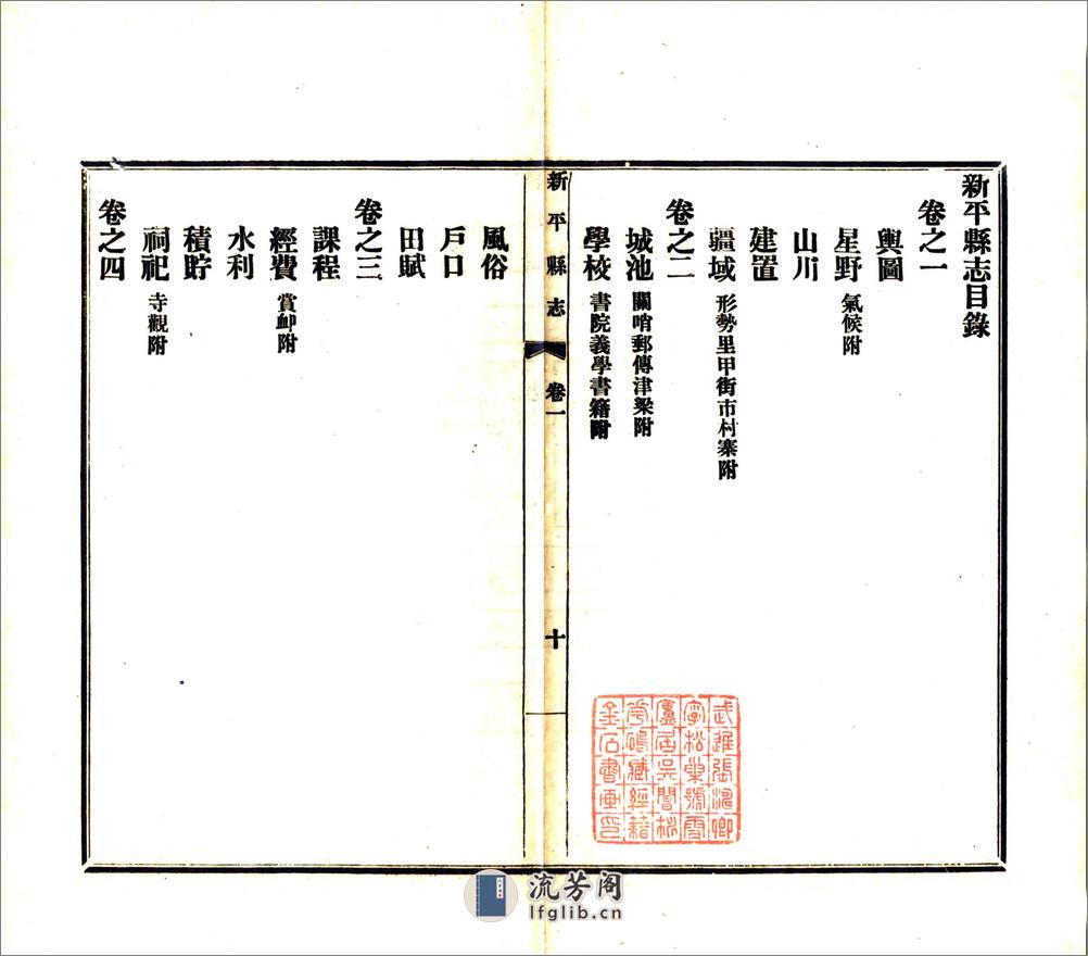 新平县志（道光） - 第11页预览图