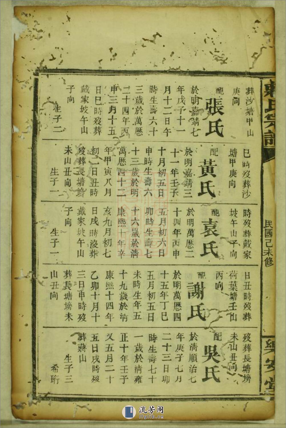 蒋氏续修宗谱 - 第4页预览图