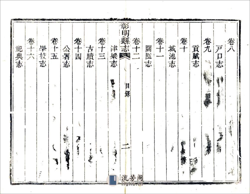 彰明县志（同治） - 第20页预览图