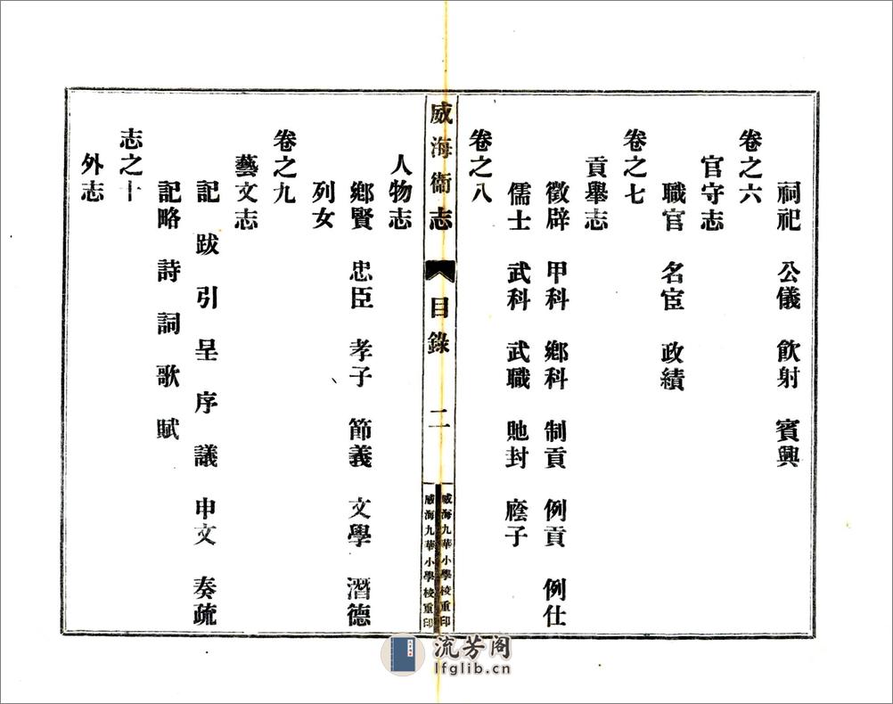 威海卫志（乾隆民国铅印本） - 第17页预览图