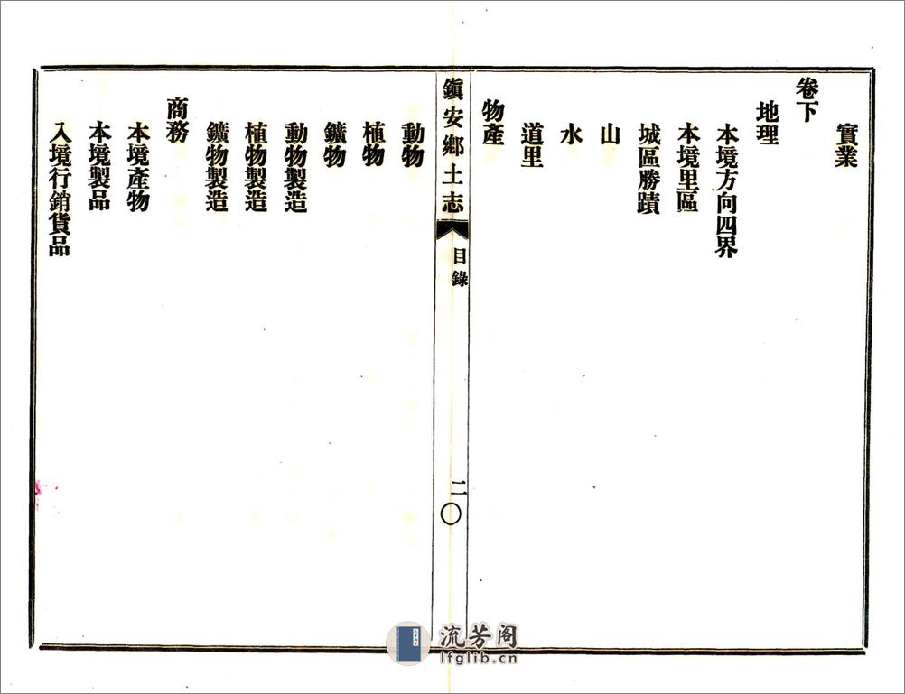 镇安县乡土志（光绪） - 第5页预览图